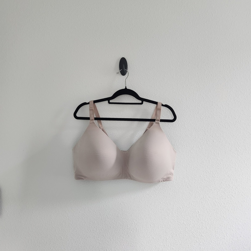 Torrid Curve 360 Back Smoothing Wire-Free Bra Beige 44DDD Lightly Lined Everyday
